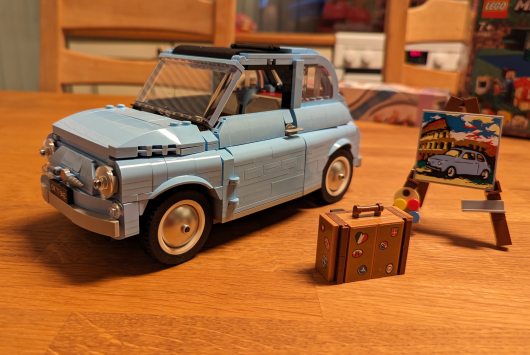 77942 Fiat 500 Blue